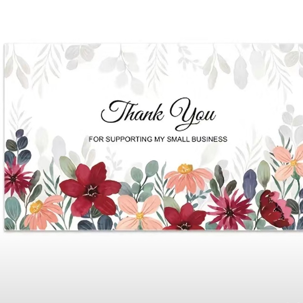 Floral Thank You Cards
